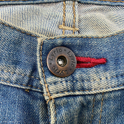 【現状渡し品】【メンズ】 LYRIC リリック G0851FP 208 DENIM PANTS デニムパンツ 158-260204-tt-10-izu サイズ：M カラー：インディゴ 万代Net店