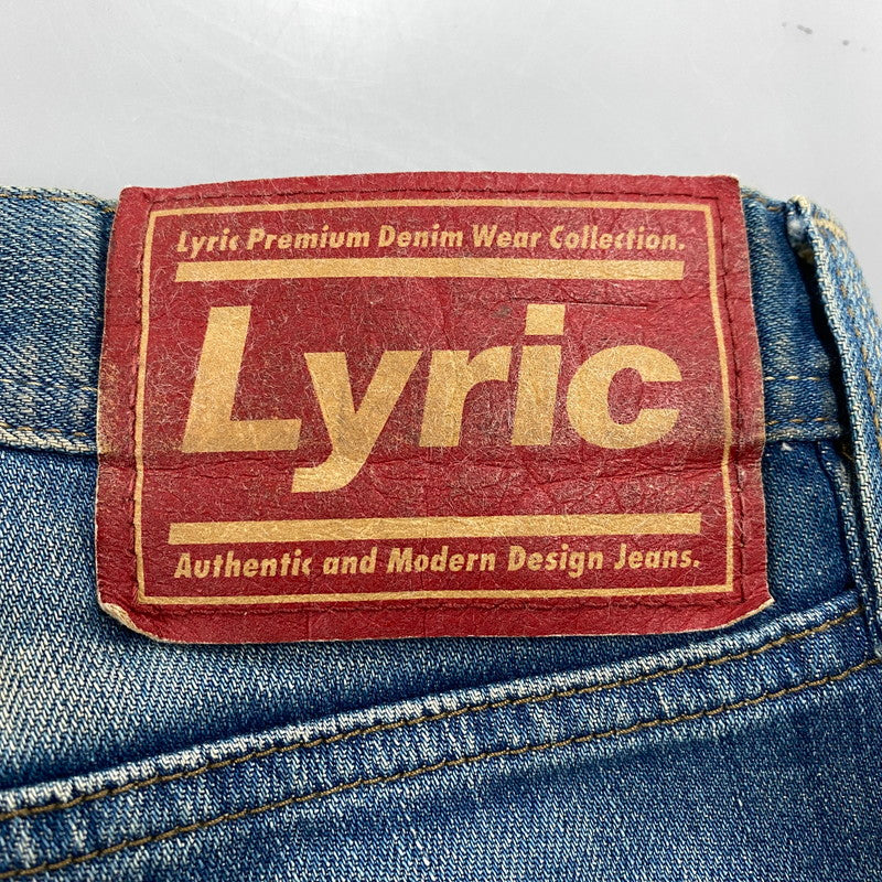 【現状渡し品】【メンズ】 LYRIC リリック G0851FP 208 DENIM PANTS デニムパンツ 158-260204-tt-10-izu サイズ：M カラー：インディゴ 万代Net店