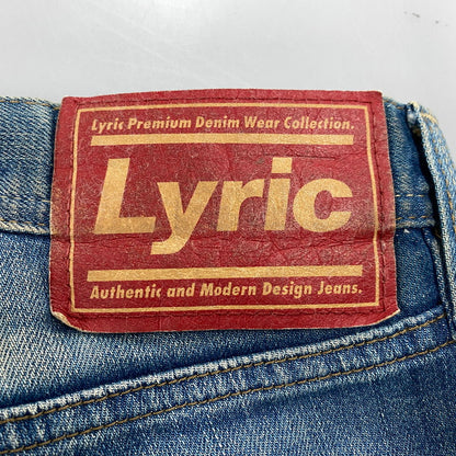【現状渡し品】【メンズ】 LYRIC リリック G0851FP 208 DENIM PANTS デニムパンツ 158-260204-tt-10-izu サイズ：M カラー：インディゴ 万代Net店