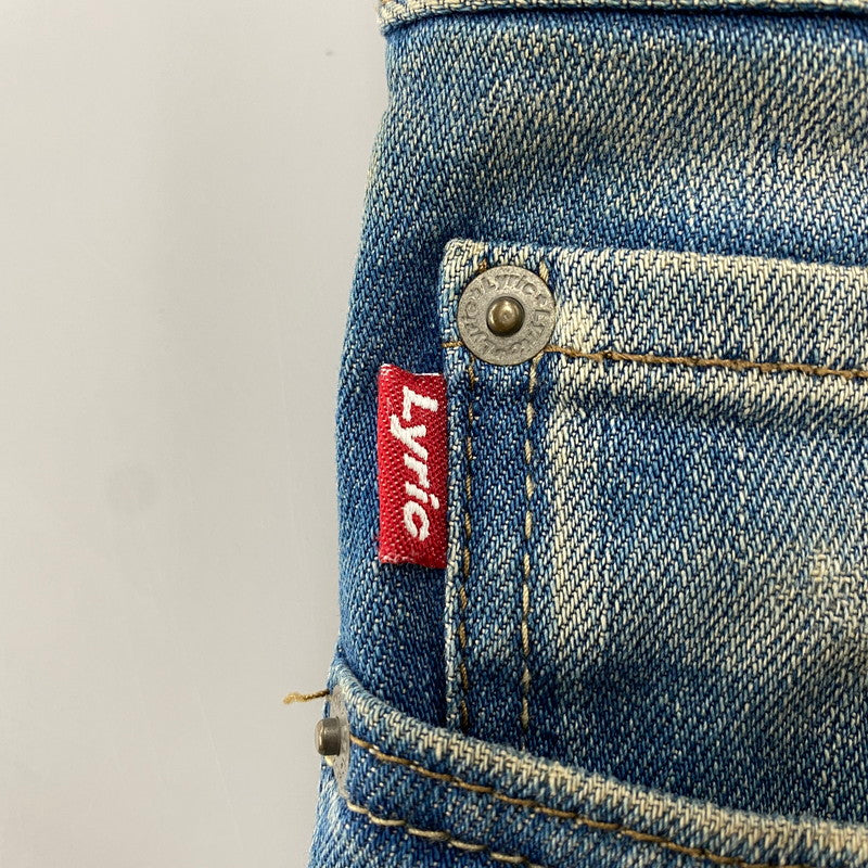【現状渡し品】【メンズ】 LYRIC リリック G0851FP 208 DENIM PANTS デニムパンツ 158-260204-tt-10-izu サイズ：M カラー：インディゴ 万代Net店