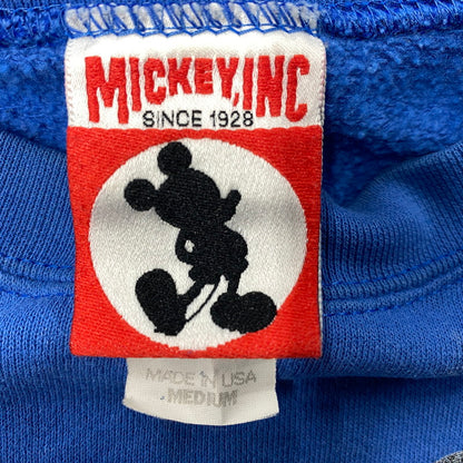 【中古品】【メンズ】 MICKEY INC ミッキー インク 90’S USA製 DONALD DUCK PRINT SWEAT SHIRT ドナルドダック プリント スウェット シャツ トップス 長袖 146-260207-cs-21-izu サイズ：M カラー：ブルー 万代Net店