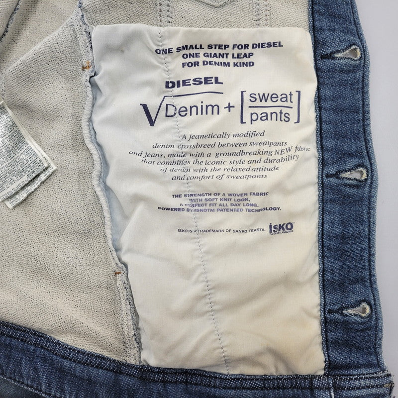 【現状渡し品】【メンズ】 ELSHAR.NE DENIM JACKET デニムジャケット アウター 141-260208-as-10-izu サイズ：S カラー：インディゴ 万代Net店