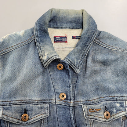 【現状渡し品】【メンズ】 ELSHAR.NE DENIM JACKET デニムジャケット アウター 141-260208-as-10-izu サイズ：S カラー：インディゴ 万代Net店