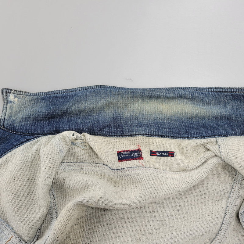 【現状渡し品】【メンズ】 ELSHAR.NE DENIM JACKET デニムジャケット アウター 141-260208-as-10-izu サイズ：S カラー：インディゴ 万代Net店