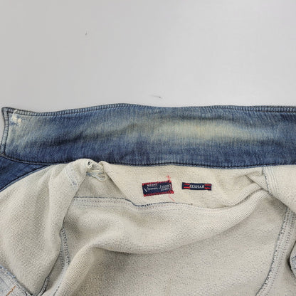 【現状渡し品】【メンズ】 ELSHAR.NE DENIM JACKET デニムジャケット アウター 141-260208-as-10-izu サイズ：S カラー：インディゴ 万代Net店