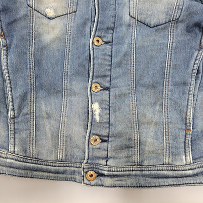 【現状渡し品】【メンズ】 ELSHAR.NE DENIM JACKET デニムジャケット アウター 141-260208-as-10-izu サイズ：S カラー：インディゴ 万代Net店