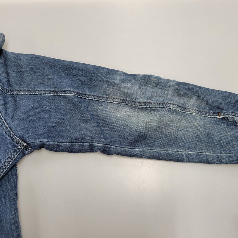 【現状渡し品】【メンズ】 ELSHAR.NE DENIM JACKET デニムジャケット アウター 141-260208-as-10-izu サイズ：S カラー：インディゴ 万代Net店