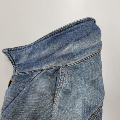 【現状渡し品】【メンズ】 ELSHAR.NE DENIM JACKET デニムジャケット アウター 141-260208-as-10-izu サイズ：S カラー：インディゴ 万代Net店