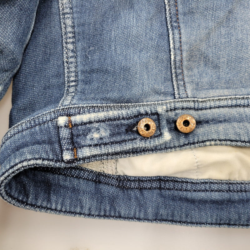 【現状渡し品】【メンズ】 ELSHAR.NE DENIM JACKET デニムジャケット アウター 141-260208-as-10-izu サイズ：S カラー：インディゴ 万代Net店