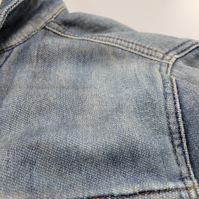 【現状渡し品】【メンズ】 ELSHAR.NE DENIM JACKET デニムジャケット アウター 141-260208-as-10-izu サイズ：S カラー：インディゴ 万代Net店