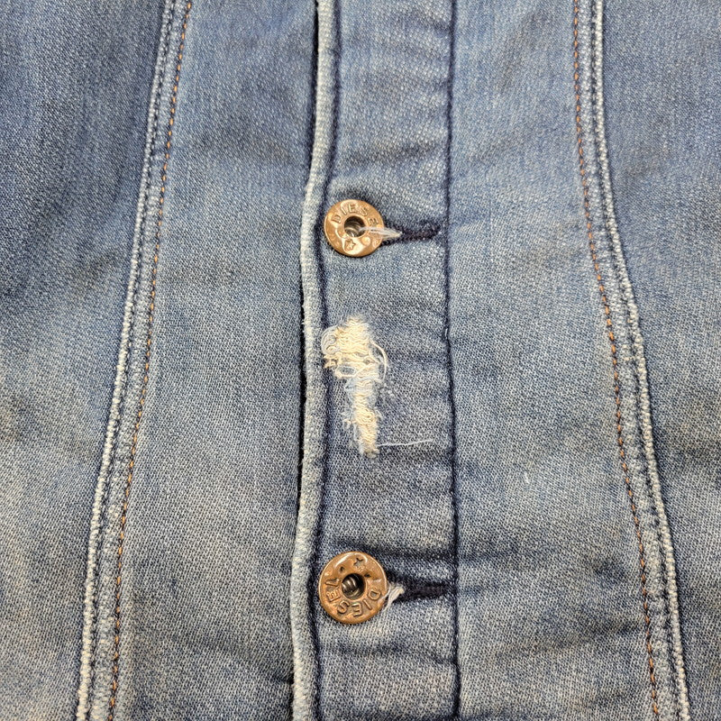 【現状渡し品】【メンズ】 ELSHAR.NE DENIM JACKET デニムジャケット アウター 141-260208-as-10-izu サイズ：S カラー：インディゴ 万代Net店