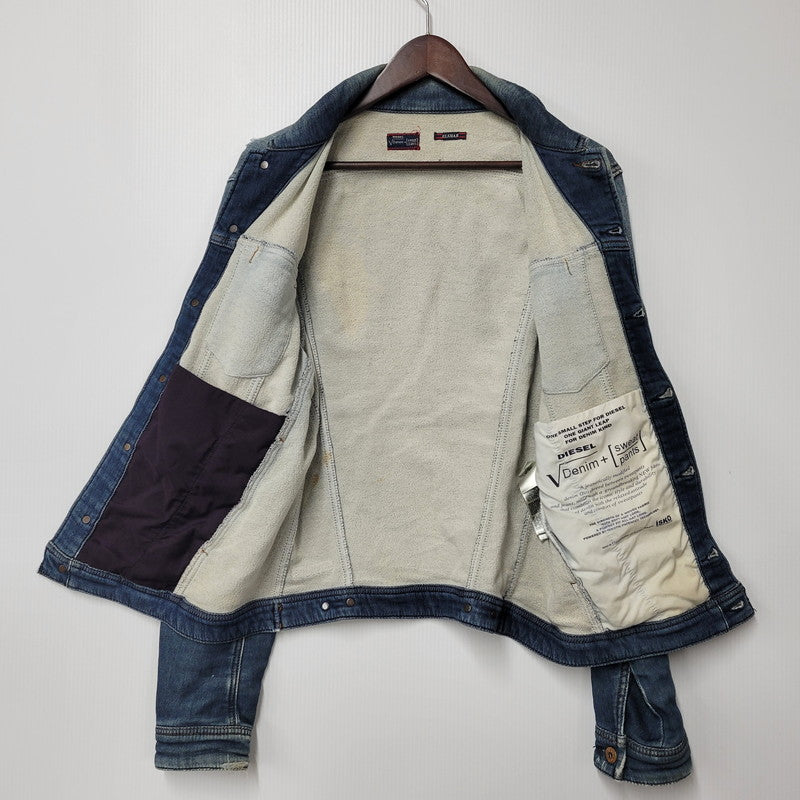 【現状渡し品】【メンズ】 ELSHAR.NE DENIM JACKET デニムジャケット アウター 141-260208-as-10-izu サイズ：S カラー：インディゴ 万代Net店