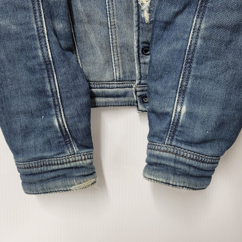 【現状渡し品】【メンズ】 ELSHAR.NE DENIM JACKET デニムジャケット アウター 141-260208-as-10-izu サイズ：S カラー：インディゴ 万代Net店