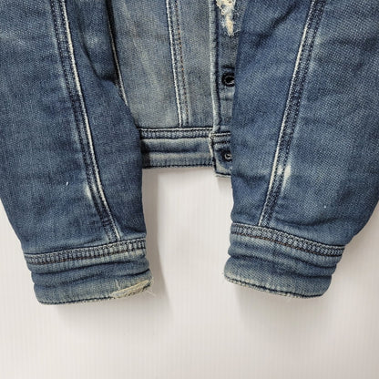 【現状渡し品】【メンズ】 ELSHAR.NE DENIM JACKET デニムジャケット アウター 141-260208-as-10-izu サイズ：S カラー：インディゴ 万代Net店