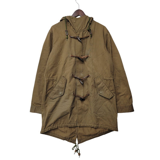 【現状渡し品】【メンズ】 DUFFEL MODS COAT F2303 ダッフル モッズコート アウター 141-260208-as-07-izu サイズ：XL カラー：ブラウン 万代Net店