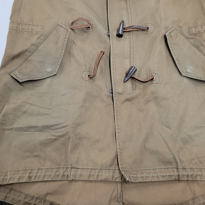 【現状渡し品】【メンズ】 DUFFEL MODS COAT F2303 ダッフル モッズコート アウター 141-260208-as-07-izu サイズ：XL カラー：ブラウン 万代Net店