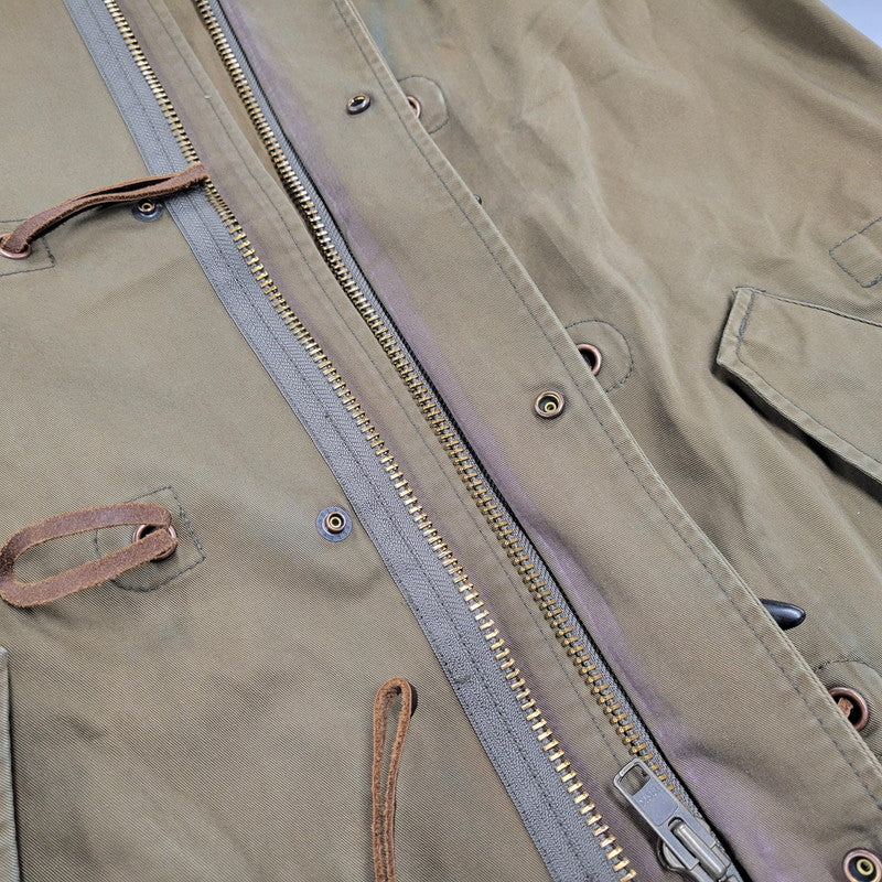 【現状渡し品】【メンズ】 DUFFEL MODS COAT F2303 ダッフル モッズコート アウター 141-260208-as-07-izu サイズ：XL カラー：ブラウン 万代Net店