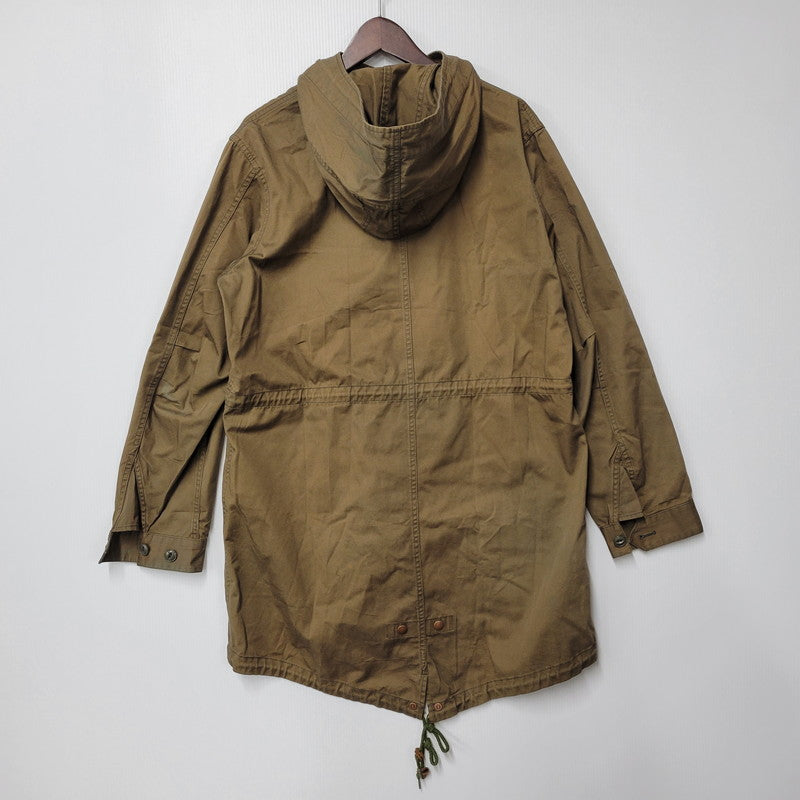 【現状渡し品】【メンズ】 DUFFEL MODS COAT F2303 ダッフル モッズコート アウター 141-260208-as-07-izu サイズ：XL カラー：ブラウン 万代Net店