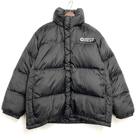 【中古品】【メンズ】 SOUTH POLE サウスポール DOWN JACKET ダウンジャケット アウター 146-260208-as-05-izu サイズ：L カラー：ブラック 万代Net店