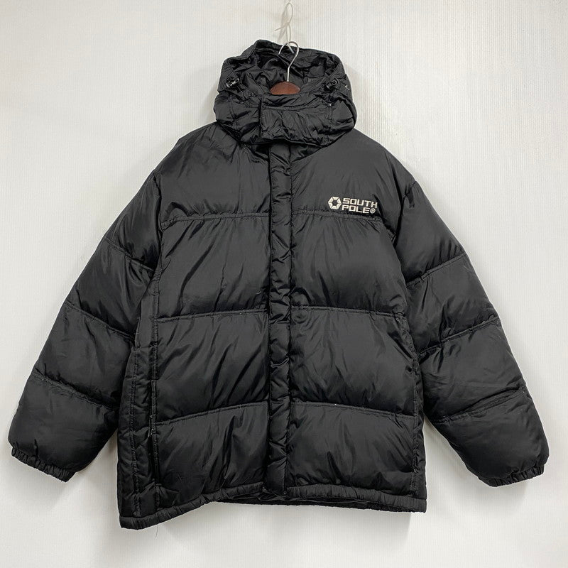 【中古品】【メンズ】 SOUTH POLE サウスポール DOWN JACKET ダウンジャケット アウター 146-260208-as-05-izu サイズ：L カラー：ブラック 万代Net店