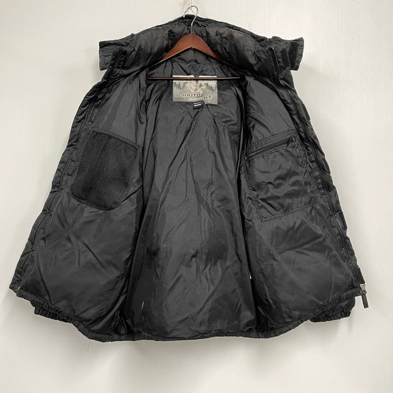 【中古品】【メンズ】 SOUTH POLE サウスポール DOWN JACKET ダウンジャケット アウター 146-260208-as-05-izu サイズ：L カラー：ブラック 万代Net店