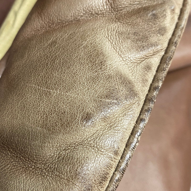 【現状渡し品】【メンズ】 TIME＆TIDE タイム アンド タイド 韓国製 LEATHER DOWN JACKET レザー ダウン ジャケット アウター 146-260205-ya-07-izu サイズ：L カラー：ブラウン 万代Net店