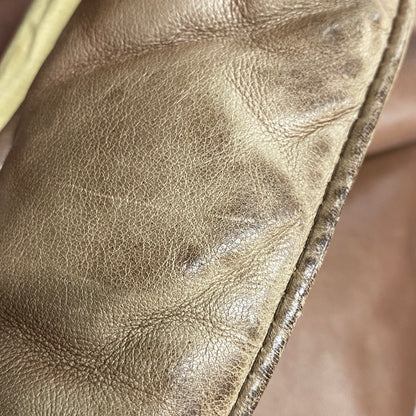 【現状渡し品】【メンズ】 TIME＆TIDE タイム アンド タイド 韓国製 LEATHER DOWN JACKET レザー ダウン ジャケット アウター 146-260205-ya-07-izu サイズ：L カラー：ブラウン 万代Net店