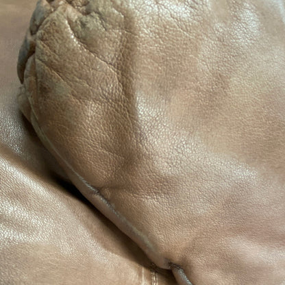 【現状渡し品】【メンズ】 TIME＆TIDE タイム アンド タイド 韓国製 LEATHER DOWN JACKET レザー ダウン ジャケット アウター 146-260205-ya-07-izu サイズ：L カラー：ブラウン 万代Net店