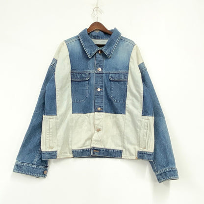 【中古品】【メンズ】 MINDSEEKER マインドシーカー MS-19SS-03 19SS DOCKING DENIM JACKET ドッキング デニム ジャケット アウター 142-260205-ya-03-izu サイズ：L カラー：インディゴ 万代Net店