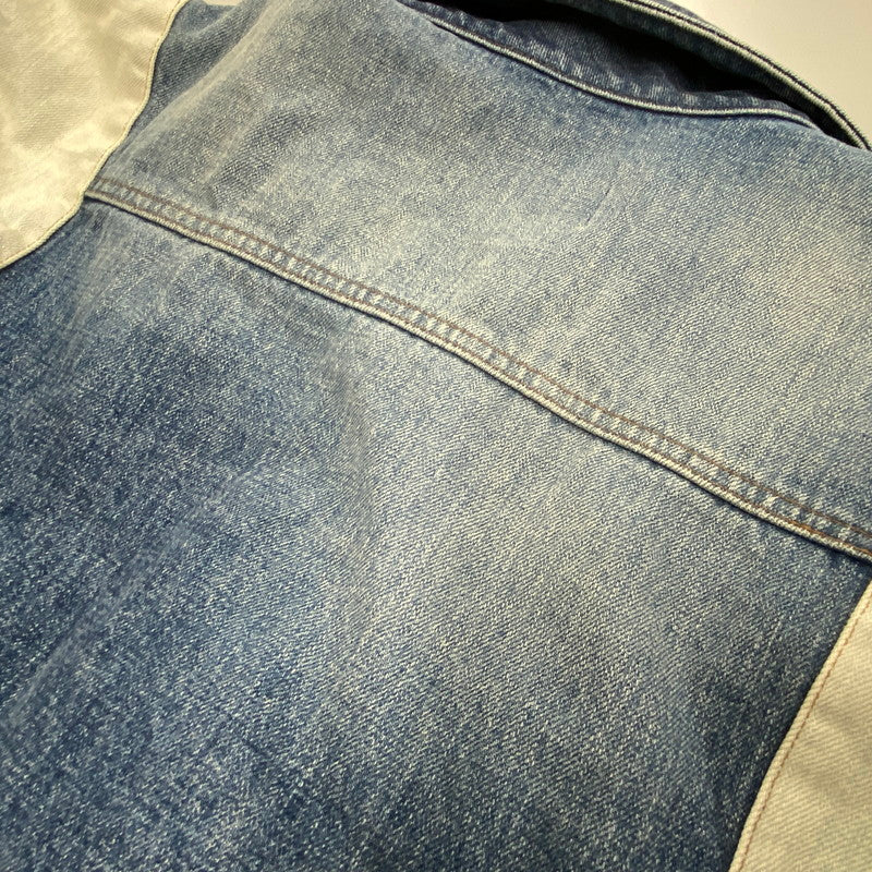 【中古品】【メンズ】 MINDSEEKER マインドシーカー MS-19SS-03 19SS DOCKING DENIM JACKET ドッキング デニム ジャケット アウター 142-260205-ya-03-izu サイズ：L カラー：インディゴ 万代Net店