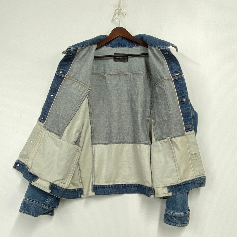 【中古品】【メンズ】 MINDSEEKER マインドシーカー MS-19SS-03 19SS DOCKING DENIM JACKET ドッキング デニム ジャケット アウター 142-260205-ya-03-izu サイズ：L カラー：インディゴ 万代Net店