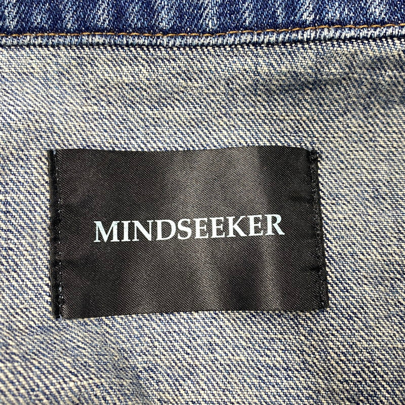 【中古品】【メンズ】 MINDSEEKER マインドシーカー MS-19SS-03 19SS DOCKING DENIM JACKET ドッキング デニム ジャケット アウター 142-260205-ya-03-izu サイズ：L カラー：インディゴ 万代Net店