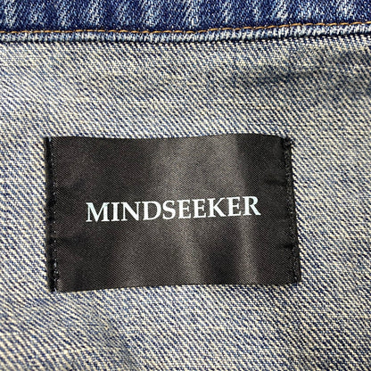 【中古品】【メンズ】 MINDSEEKER マインドシーカー MS-19SS-03 19SS DOCKING DENIM JACKET ドッキング デニム ジャケット アウター 142-260205-ya-03-izu サイズ：L カラー：インディゴ 万代Net店