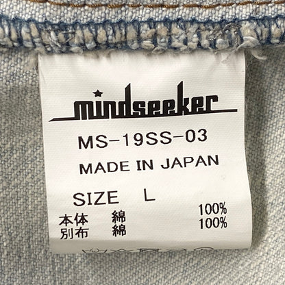 【中古品】【メンズ】 MINDSEEKER マインドシーカー MS-19SS-03 19SS DOCKING DENIM JACKET ドッキング デニム ジャケット アウター 142-260205-ya-03-izu サイズ：L カラー：インディゴ 万代Net店