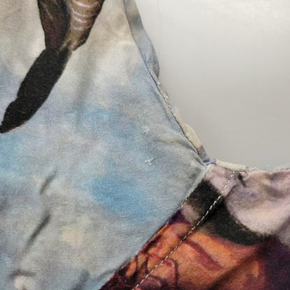 【中古品】【メンズ】 RHUDE ルード BLUE SHARK HAWAIIAN S/S SHIRT ハワイアン ショートスリーブ シャツ 半袖 トップス 142-260208-as-18-izu サイズ：S カラー：ブルー系 万代Net店