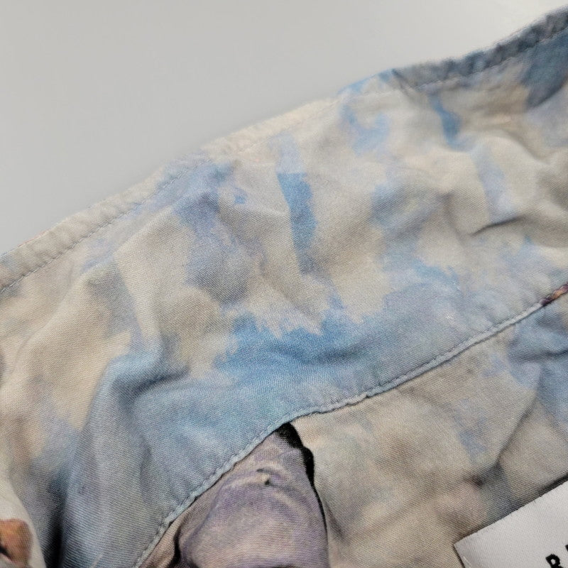 【中古品】【メンズ】 RHUDE ルード BLUE SHARK HAWAIIAN S/S SHIRT ハワイアン ショートスリーブ シャツ 半袖 トップス 142-260208-as-18-izu サイズ：S カラー：ブルー系 万代Net店