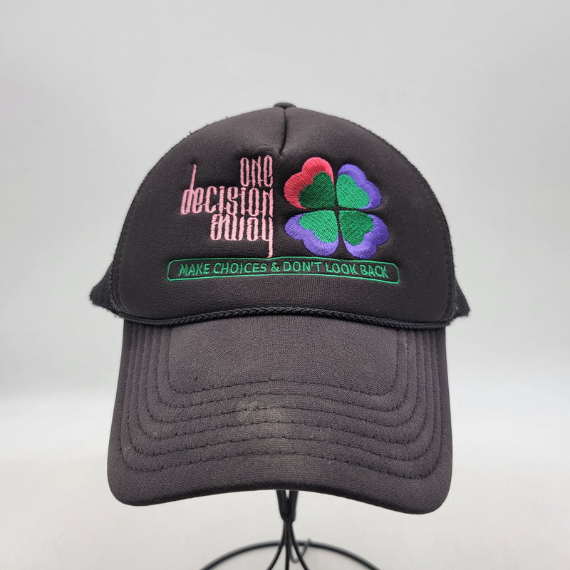 【中古品】【メンズ/レディース】 ONE DECISION AWAY ワン デジジョン アウェイ MESH CAP メッシュ キャップ 帽子 185-260207-cs-08-izu サイズ：F カラー：ブラック 万代Net店
