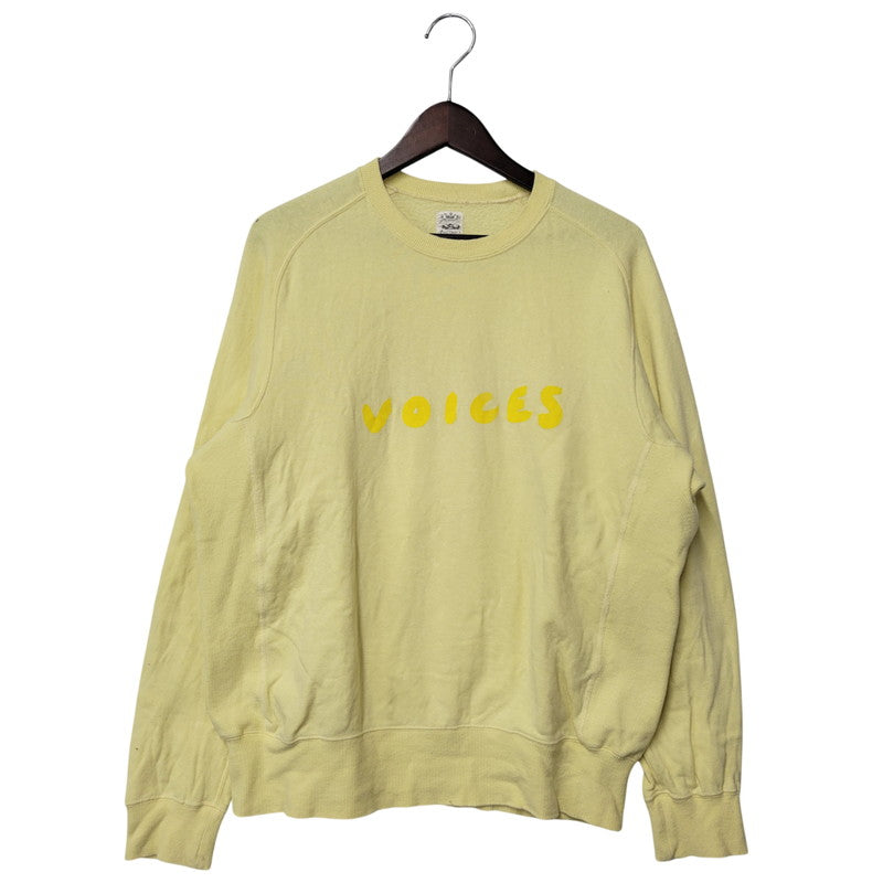 【中古品】【メンズ】 ANATOMICA アナトミカ VOICES LOGO FREEDOM SLEEVE SWEAT SHIRT スウェットシャツ トレーナー 長袖 トップス 140-260209-as-02-izu サイズ：M カラー：イエロー 万代Net店