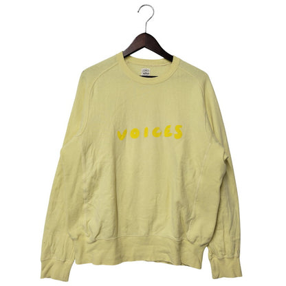 【中古品】【メンズ】 ANATOMICA アナトミカ VOICES LOGO FREEDOM SLEEVE SWEAT SHIRT スウェットシャツ トレーナー 長袖 トップス 140-260209-as-02-izu サイズ：M カラー：イエロー 万代Net店