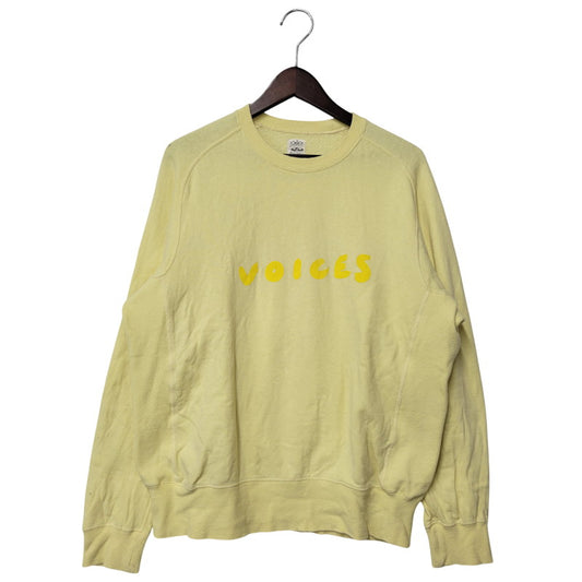 【中古品】【メンズ】 ANATOMICA アナトミカ VOICES LOGO FREEDOM SLEEVE SWEAT SHIRT スウェットシャツ トレーナー 長袖 トップス 140-260209-as-02-izu サイズ：M カラー：イエロー 万代Net店