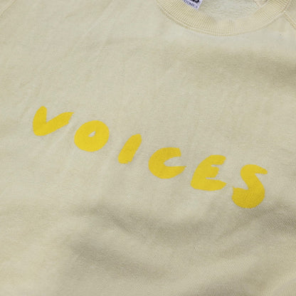 【中古品】【メンズ】 ANATOMICA アナトミカ VOICES LOGO FREEDOM SLEEVE SWEAT SHIRT スウェットシャツ トレーナー 長袖 トップス 140-260209-as-02-izu サイズ：M カラー：イエロー 万代Net店