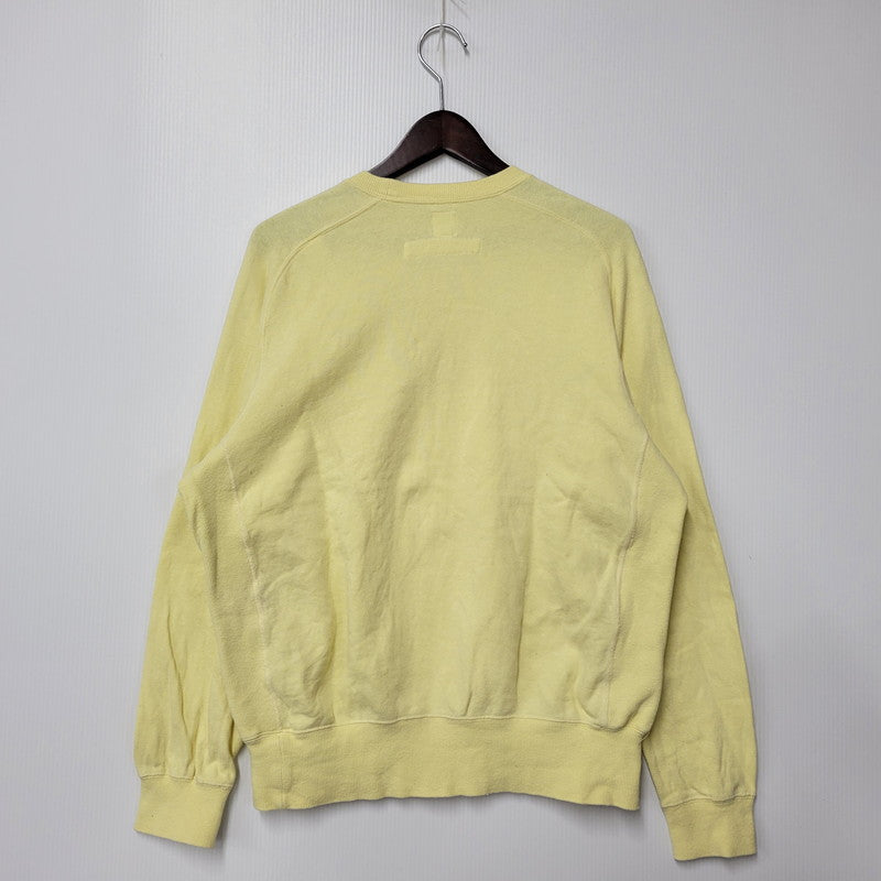 【中古品】【メンズ】 ANATOMICA アナトミカ VOICES LOGO FREEDOM SLEEVE SWEAT SHIRT スウェットシャツ トレーナー 長袖 トップス 140-260209-as-02-izu サイズ：M カラー：イエロー 万代Net店
