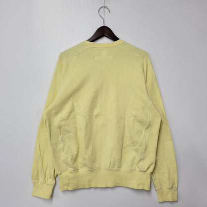 【中古品】【メンズ】 ANATOMICA アナトミカ VOICES LOGO FREEDOM SLEEVE SWEAT SHIRT スウェットシャツ トレーナー 長袖 トップス 140-260209-as-02-izu サイズ：M カラー：イエロー 万代Net店