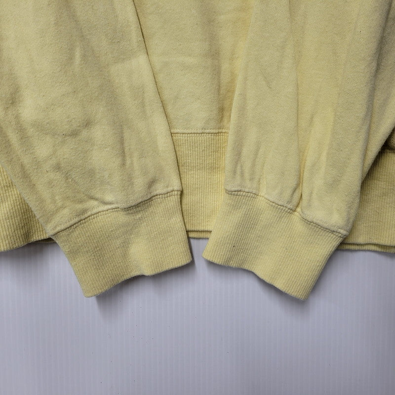 【中古品】【メンズ】 ANATOMICA アナトミカ VOICES LOGO FREEDOM SLEEVE SWEAT SHIRT スウェットシャツ トレーナー 長袖 トップス 140-260209-as-02-izu サイズ：M カラー：イエロー 万代Net店