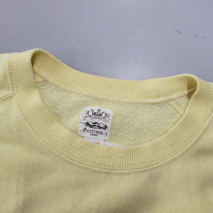 【中古品】【メンズ】 ANATOMICA アナトミカ VOICES LOGO FREEDOM SLEEVE SWEAT SHIRT スウェットシャツ トレーナー 長袖 トップス 140-260209-as-02-izu サイズ：M カラー：イエロー 万代Net店