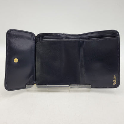 【中古品】【レディース】 CELINE セリーヌ C マカダム柄 ガマ口 財布 181-260206-kh-04-izu カラー：ネイビー系 万代Net店