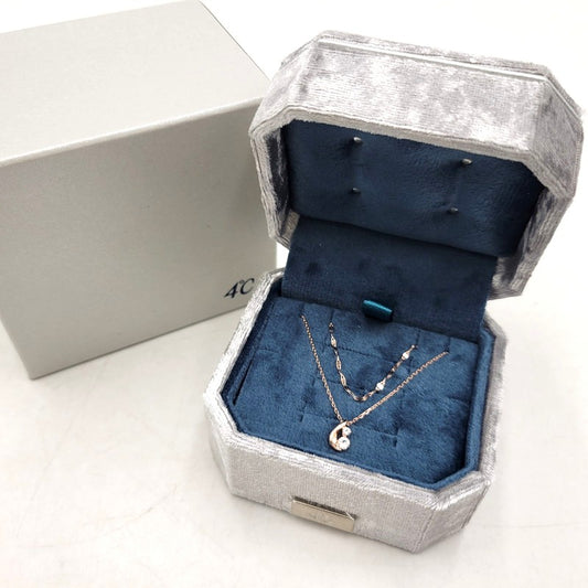 【中古美品】【レディース】 ４℃ ヨンドシー SLIVER HOLIDAY LIMITED NECKLACE SET シルバー ホリデー リミテッド ネックレス セット アクセサリー 193-260206-kh-05-izu カラー：ピンク系 万代Net店
