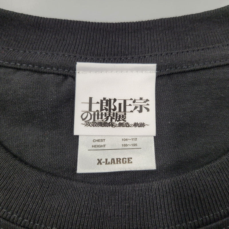 【中古美品】【メンズ】 GHOST IN THE SHELL ゴーストインザシェル S/S TEE ショートスリーブ Tシャツ 士郎正宗の世界展 攻殻機動隊B 半袖 トップス 142-260208-as-16-izu サイズ：XL カラー：ブラック 万代Net店