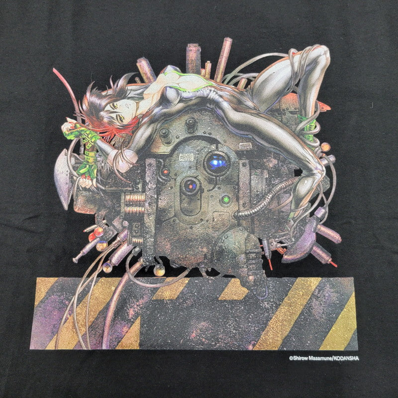 【中古美品】【メンズ】 GHOST IN THE SHELL ゴーストインザシェル S/S TEE ショートスリーブ Tシャツ 士郎正宗の世界展 攻殻機動隊D 半袖 トップス 142-260208-as-14-izu サイズ：XL カラー：ブラック 万代Net店