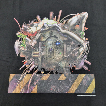 【中古美品】【メンズ】 GHOST IN THE SHELL ゴーストインザシェル S/S TEE ショートスリーブ Tシャツ 士郎正宗の世界展 攻殻機動隊D 半袖 トップス 142-260208-as-14-izu サイズ：XL カラー：ブラック 万代Net店